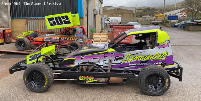 New shale car for 2020, with Thornton built tarmac car in the background. (Ricky Wilson photo)