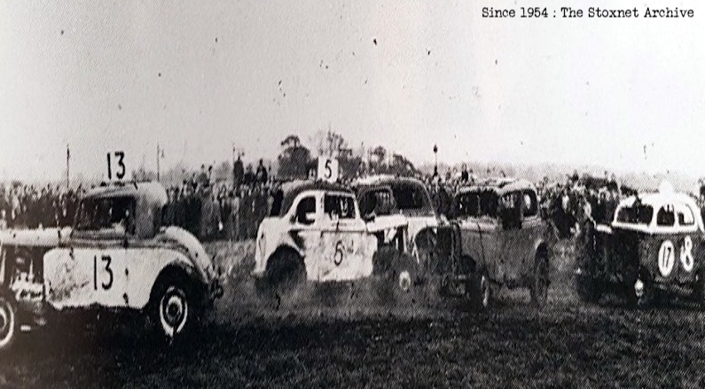 13 Jock Lloyd, 5 Doug Wardropper. Lydden Hill 1956.