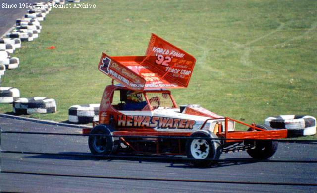 Last appearance in a full F1 meeting. Bolton, 17th May 1992. (Thomas Ackroyd photo)