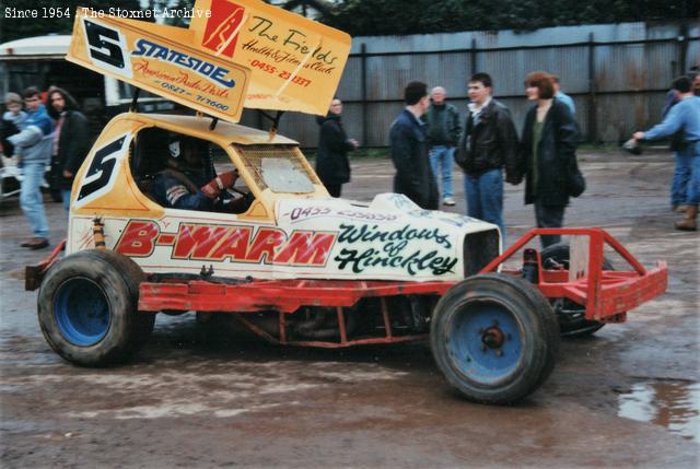 The 1990 World Final winning car at Coventry. (Martin Downs photos)