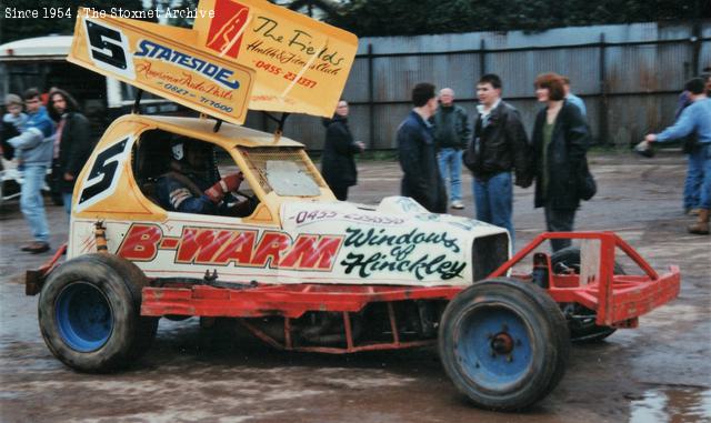 The 1990 World Final winning car at Coventry. (Martin Downs photos)