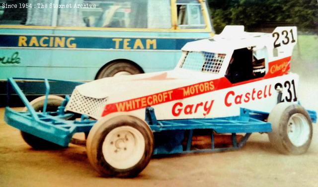 Gary's first F1 of his own. Previous appearances had been in borrowed cars. (Terry Worman photo)
