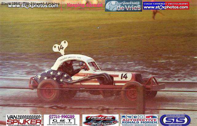 This car was ahead of its time, featuring a small block Chevrolet poached from a F5000 car it was said at the time, and the headers on the car would seem to confirm this.  This car morphed into the 312 car, the driver being Roy Barton. (Words by John Nolan, photo by Colin Casserley)