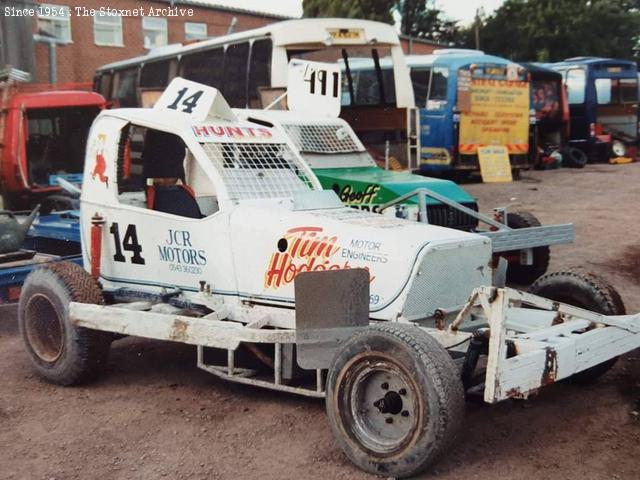 Tim in the former Bezz car, 1989. (Jim Bethell photo)