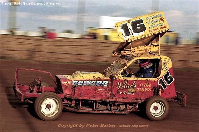 Rob at King's Lynn in 1994 (Peter Barber photo, courtesy Jörg Nöske)