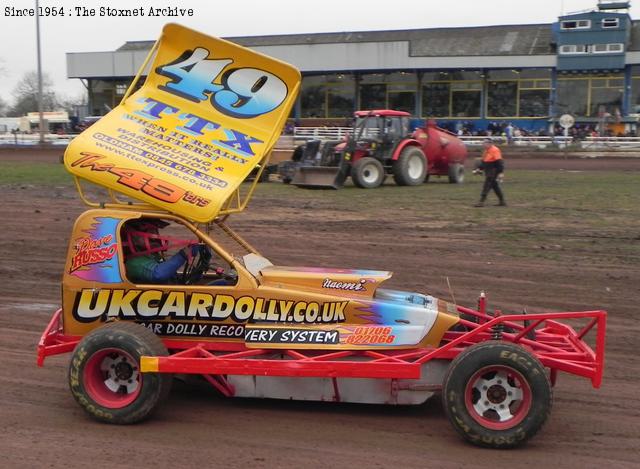 Re-furbished self-built car debut. Belle Vue, March 2011. (CGH photo)