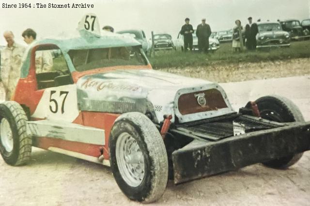This was the first space frame chassis to be started, although Harry Holt's was the first one on track. Most of the car was built from a crisp delivery van, the steering, axles, and body panels. (Vic Peake info, Lawrence Peake photo)