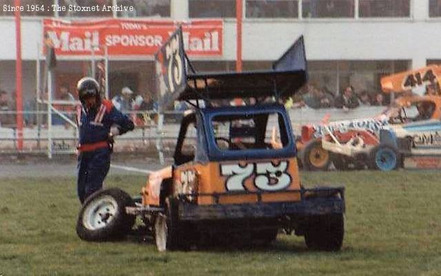 Rob having problems at Hartlepool (Martin Downs photo)