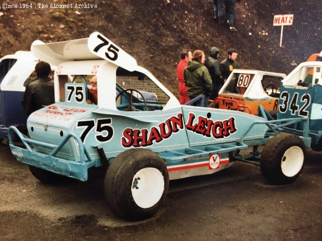 The Wainman built car at Bradford, April 1982 (Des Penny photo)