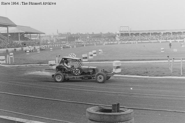 After the attentions of the Rochdale wrecking crew. No headrest, no roofplate, battery and fuel tank both damaged. (John Nolan photo)