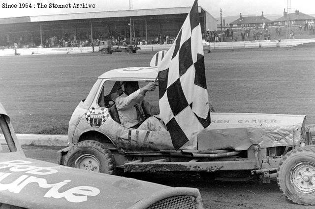 Race winner at Rochdale, June 1970. (John Nolan photo)
