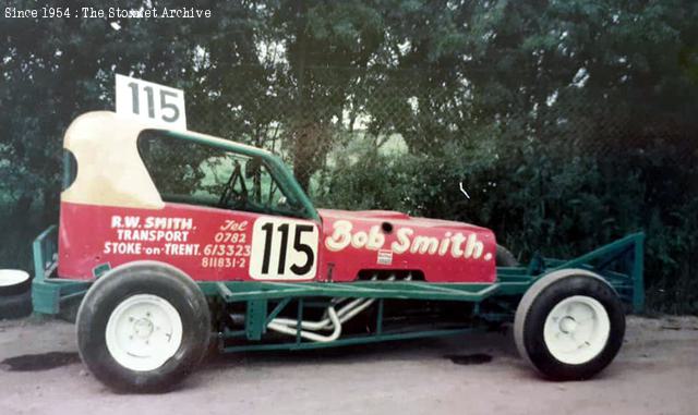 Ex-Finnikin/Barker car, Northampton 1983 (Andy Hedges photo)