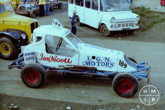 Ian at Northampton, July 1980. (HM/IB photo)