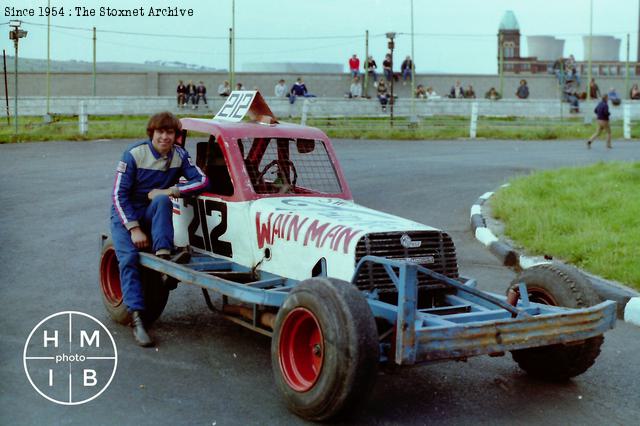Frankie posing at Blackburn, August 1982 (HM/IB photo)