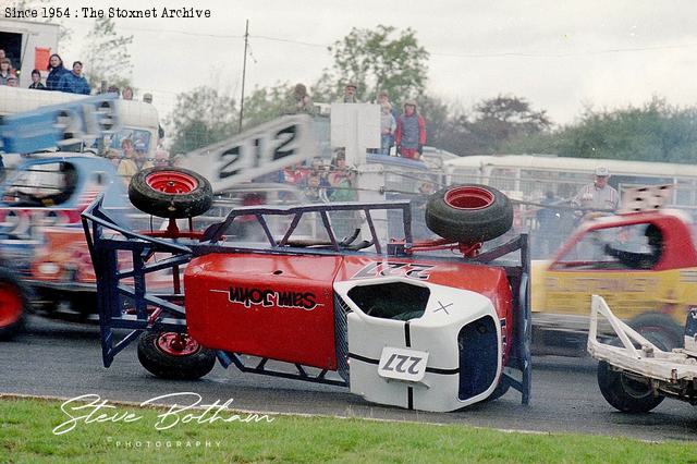 Rolled it first time out. Northampton, November 1986 (Steve Botham photo)