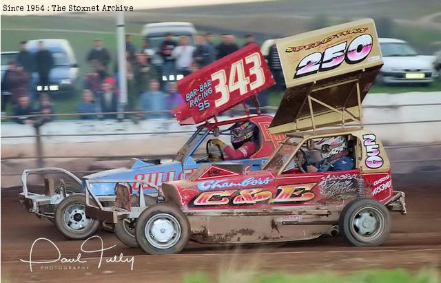 Gold top at Stoke, 1995. (Paul Tully photo)