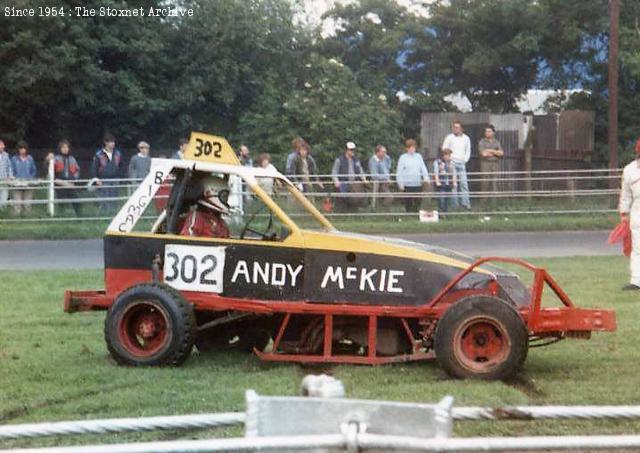 An outing at Aycliffe in the borrowed Charlie Pickering car (Martin Downs photo)