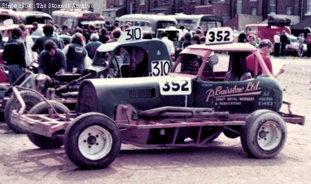 In the pits at Hartelpool (Billy Rudkin photo)