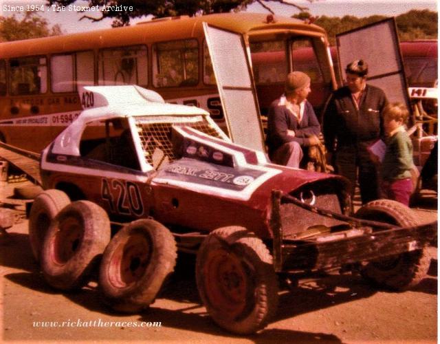 Frank at Northampton in 1979. (Rick Young photo)