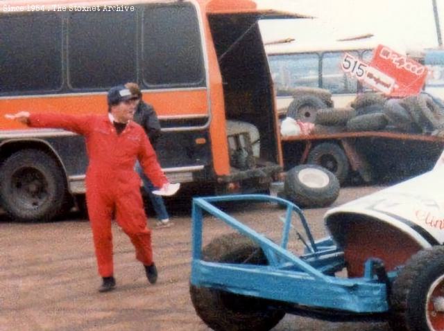 Gary was best known for being a pit marshall for decades. (Rick Young photo)