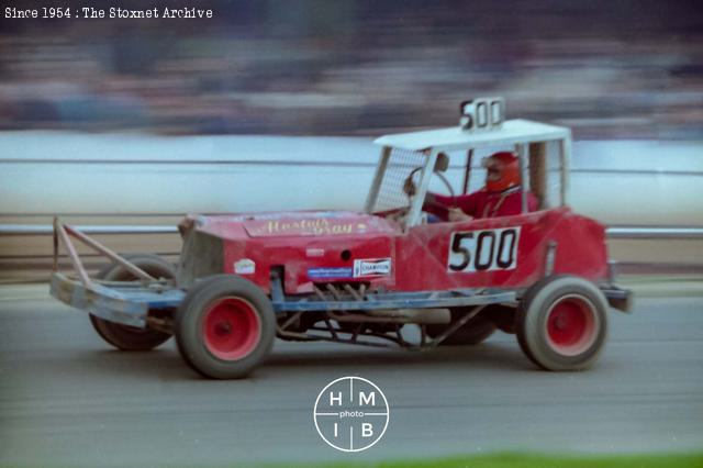 Having a moment at Aycliffe in the ex Steve Bates car. (Peter Nee photo)