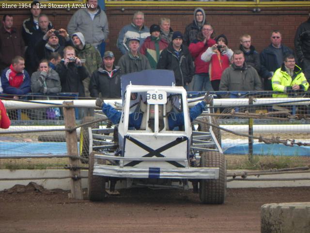 Through the fence at Belle Vue, March 2011.