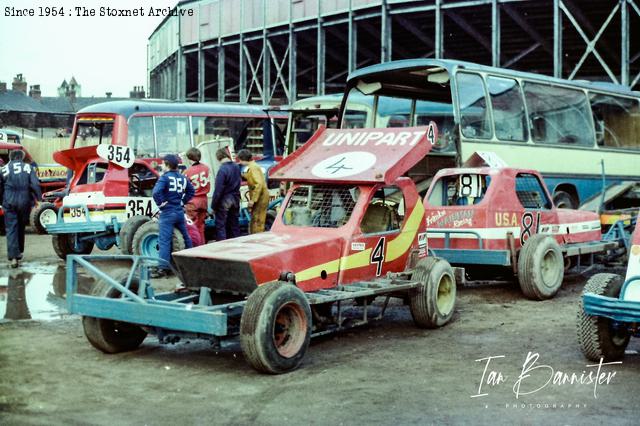 A Frankie Wainman car at the 1982 World Final. Frankie used this car in 1983 and 1984, and it was sold to 189 Nigel Fairclough. (HM/IB photo)