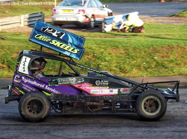 Racing the Mark Sargent car at Birmingham. (Paul Greenwood photo)